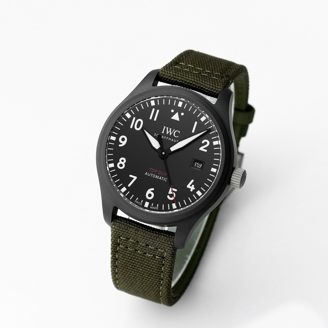 IWC Pilot’s Watch Automatic 41 Black Aces | XR Factory Full Ceramic Luminous Dial Watch
