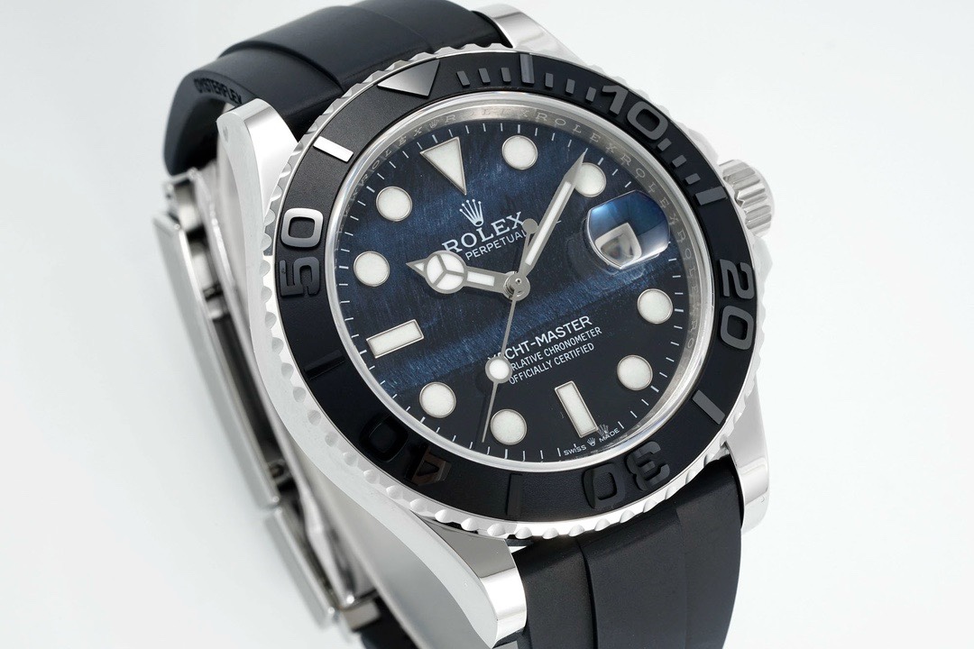Rolex EWE Factory Yacht Master 42 Automatic Watch Custom 3235 Movement Rubber Strap