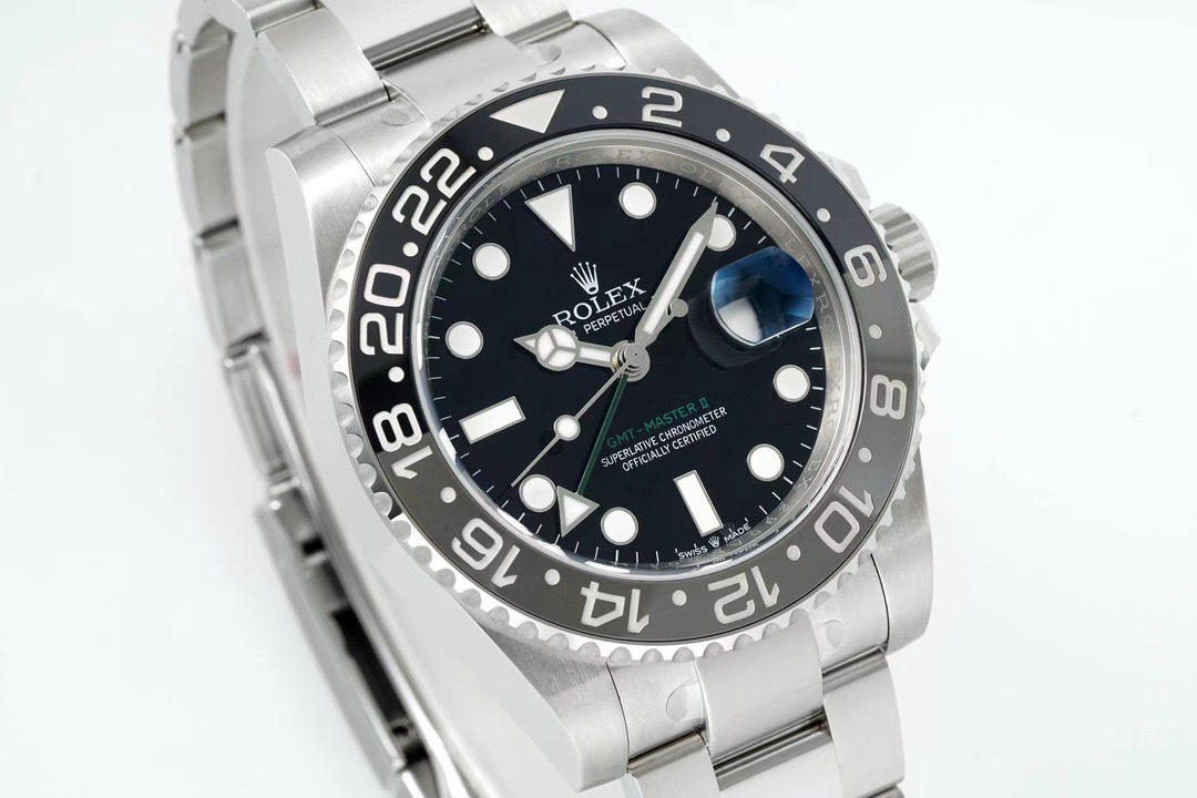 Rolex GMT Travel Watch 904L Steel Cal.3285 Movement