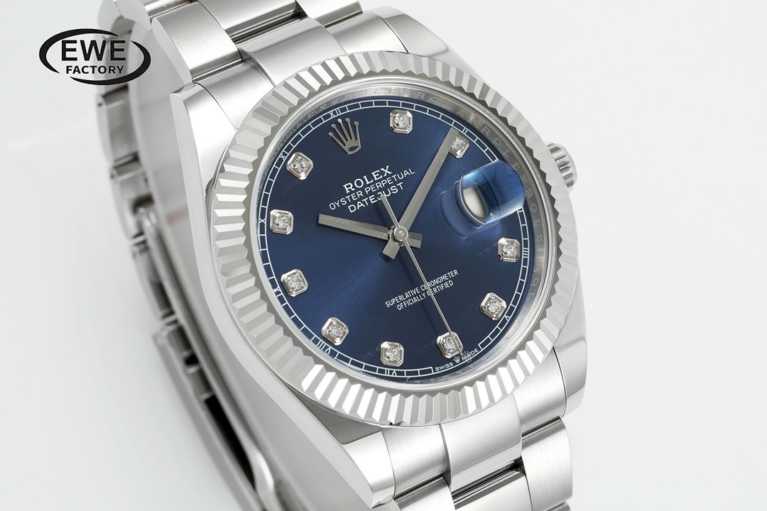 Rolex EWE Factory Datejust 41mm Men Watch, 3235 Automatic Movement, 904L Steel