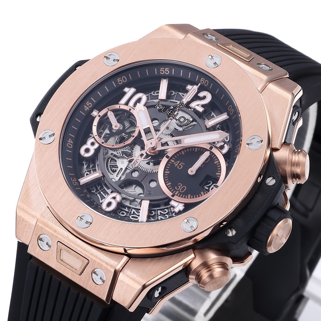 Hublot Big Bang Automatic Chronograph Watch 42mm Titanium Rubber Strap