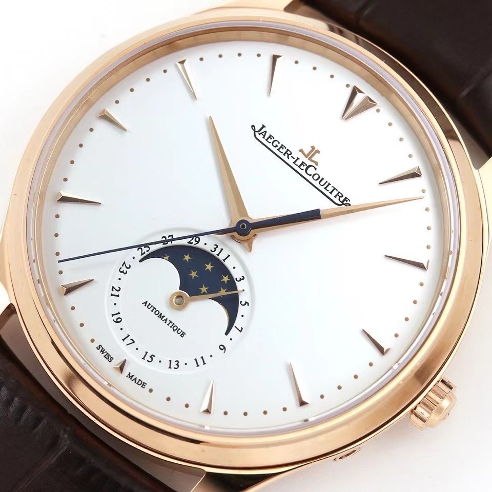 Jaeger-LeCoultre Master Ultra Thin Moon Automatic Watch, Multiple Dial & Case Color Options