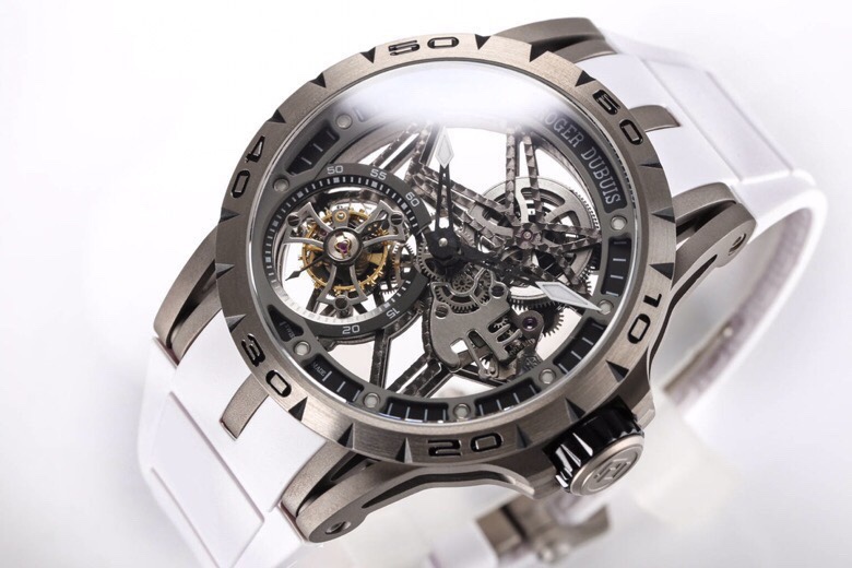 Roger Dubuis Titanium Skeleton Tourbillon Watch