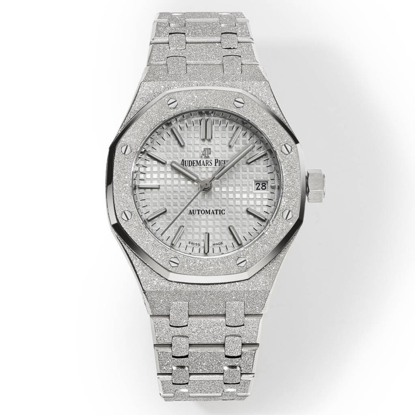 Audemars Piguet Royal Oak 37mm 15454 Frosted Gold Ladies Automatic Watch