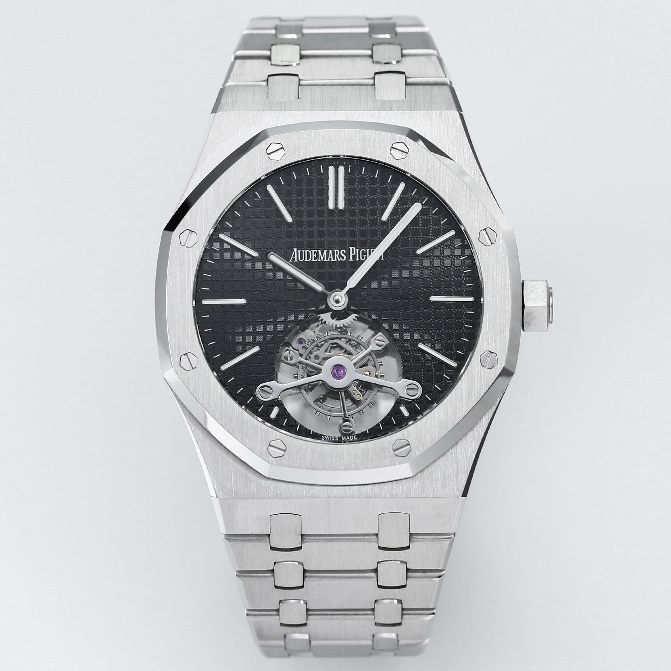 Audemars Piguet Royal Oak Tourbillon 41mm Evolutive Tapisserie Dial Automatic Watch