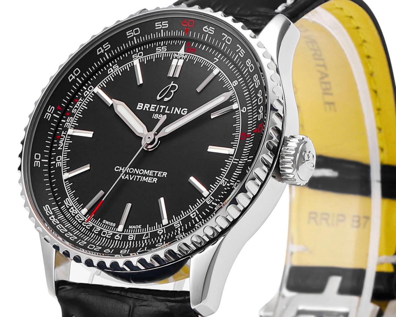 BREITLING Navitimer 1 Pilot Watch 41mm, TW Factory Seagull 2824 Automatic Leather Strap