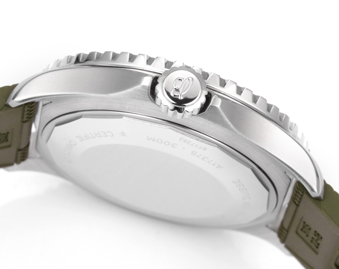 BREITLING Superocean 42mm Dive Watch, GR Factory Version Luminous Dial Ceramic Bezel Rubber Strap Multiple Colors