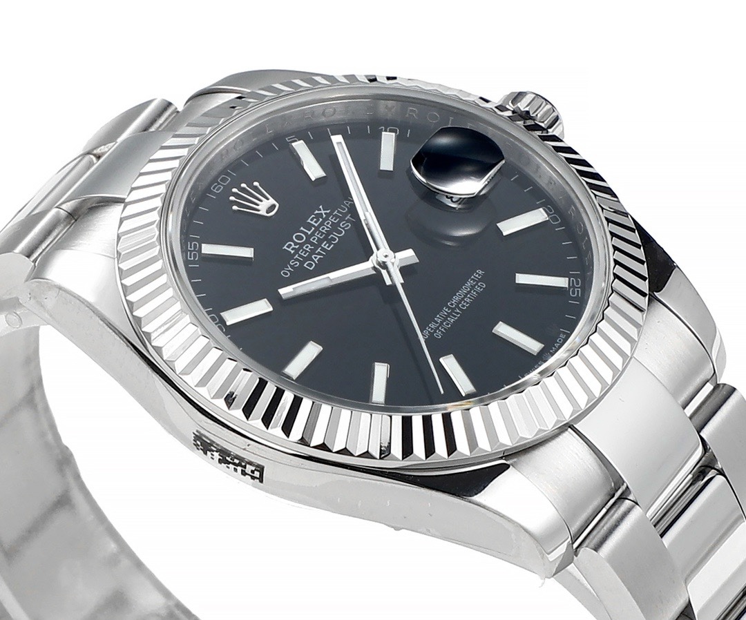 Rolex Datejust 41mm Automatic Watch 3235 Movement 72‑Hour Power Reserve Fluted Bezel