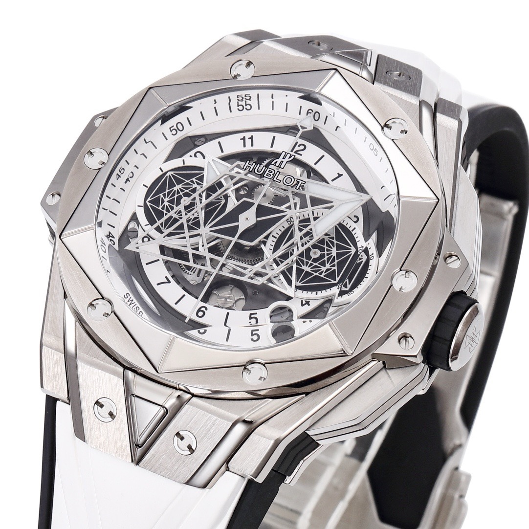 HUBLOT Big Bang Sang Bleu II Watch | BBF Super Clone Titanium Automatic Chronograph Wristwatch