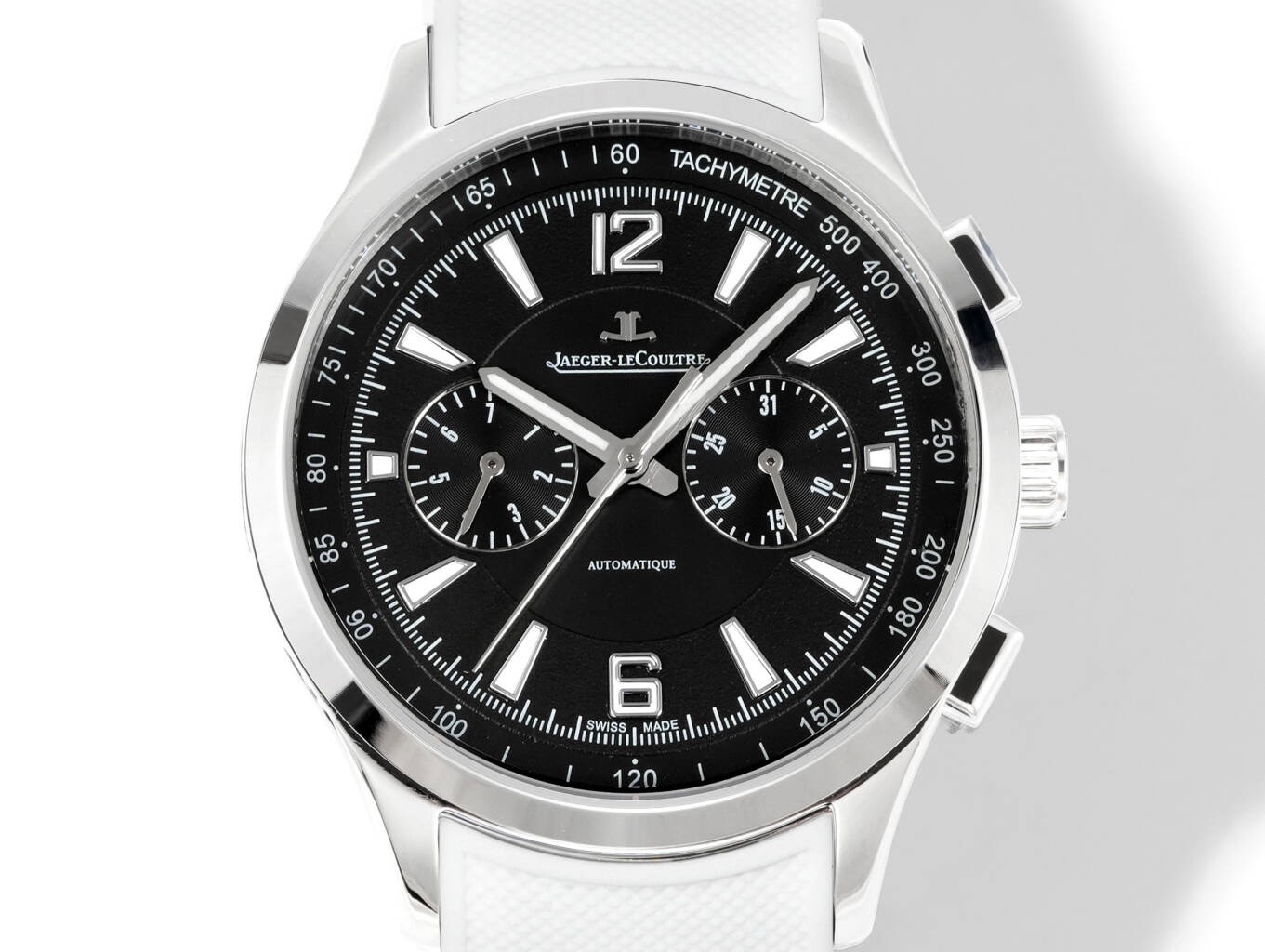 Jaeger-LeCoultre Polaris Chronograph Automatic Watch 42mm Rubber Strap