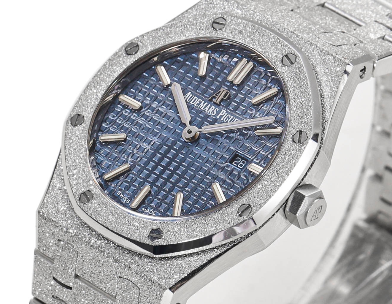 Audemars Piguet Royal Oak 33mm Frosted Gold Quartz Ladies Watch