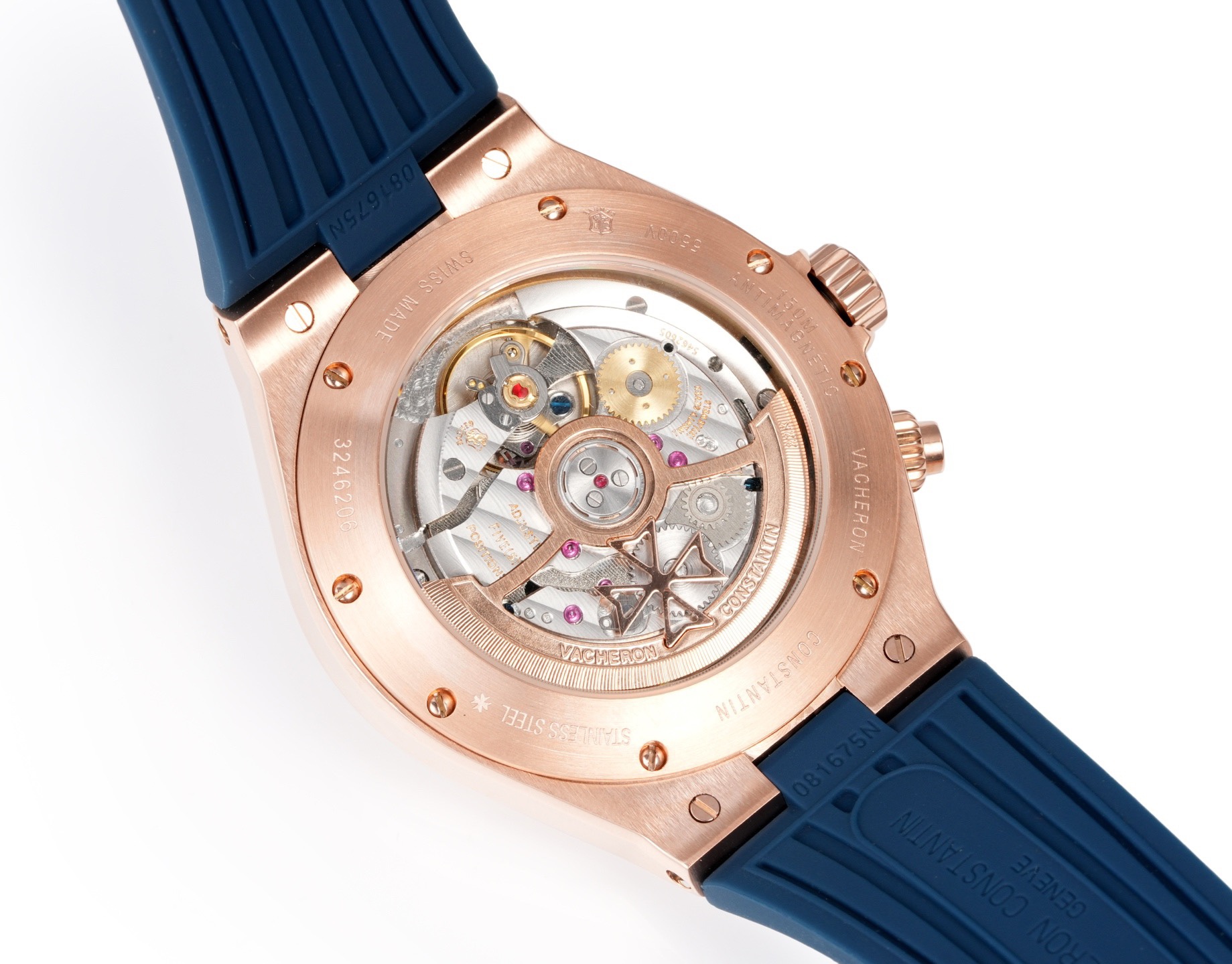 Vacheron Constantin Overseas RW4 Multifunctional Mechanical Watch, 42mm Stainless Steel Casual Business Gentleman Wristwatch