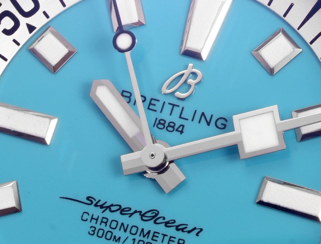 BREITLING Superocean 42mm Dive Watch, GR Factory Version Luminous Dial Ceramic Bezel Rubber Strap Multiple Colors