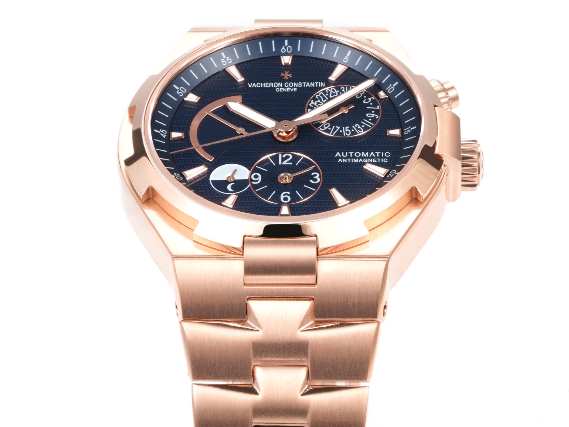 Vacheron Constantin Overseas RW4 Multifunctional Mechanical Watch, 42mm Stainless Steel Casual Business Gentleman Wristwatch