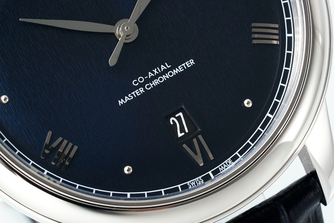 Omega De Ville Power‑Reserve Automatic Mechanical Watch, Genuine Calfskin Leather Strap