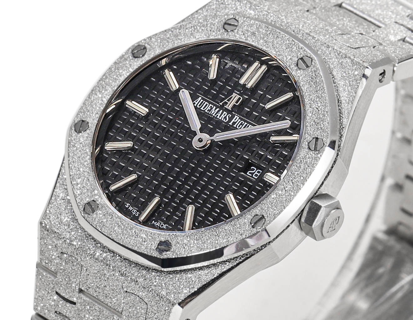 Audemars Piguet Royal Oak 33mm Frosted Gold Quartz Ladies Watch