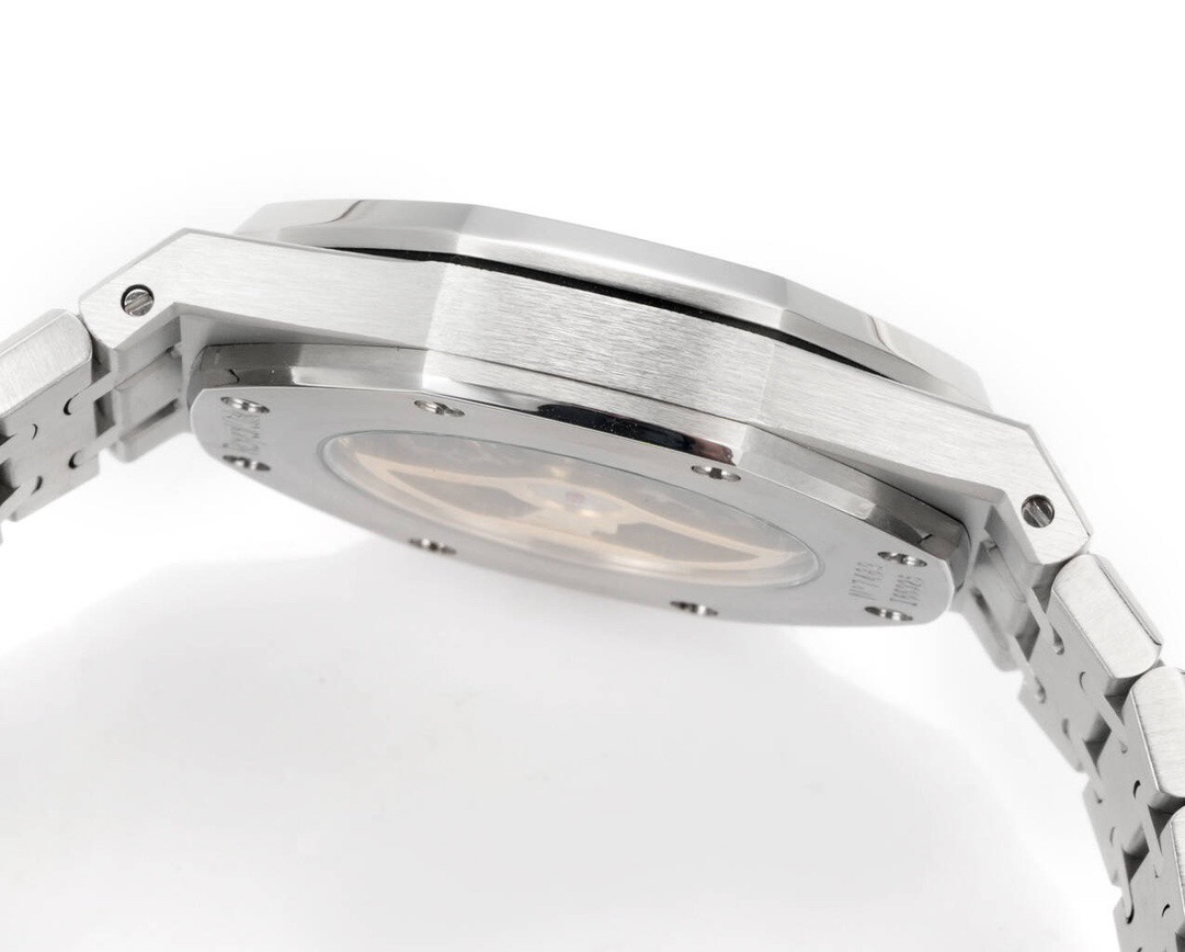 Audemars Piguet Royal Oak Skeleton Frosted Gold Rainbow Bezel AP2 Version