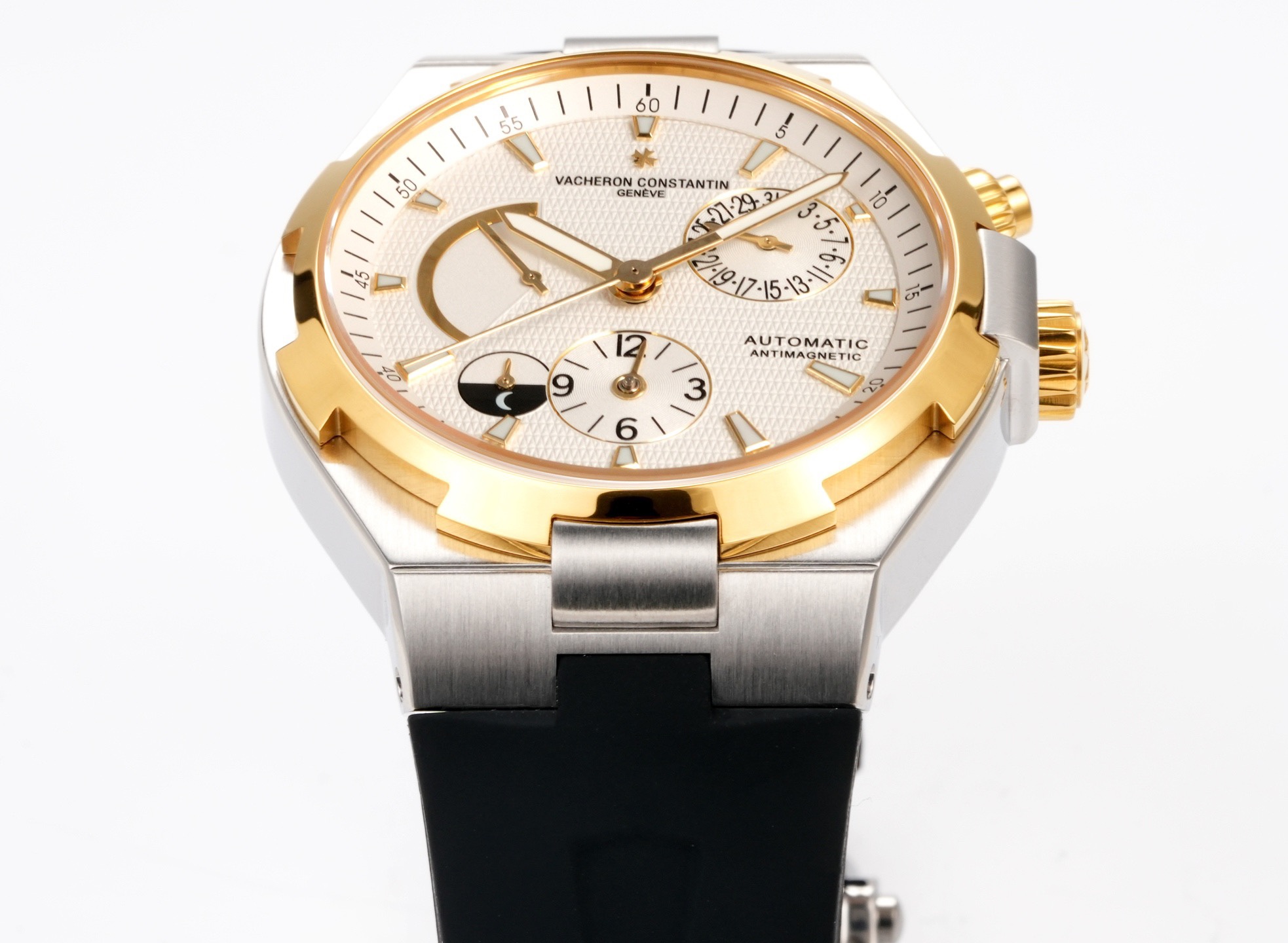 Vacheron Constantin Overseas RW4 Multifunctional Mechanical Watch, 42mm Stainless Steel Casual Business Gentleman Wristwatch