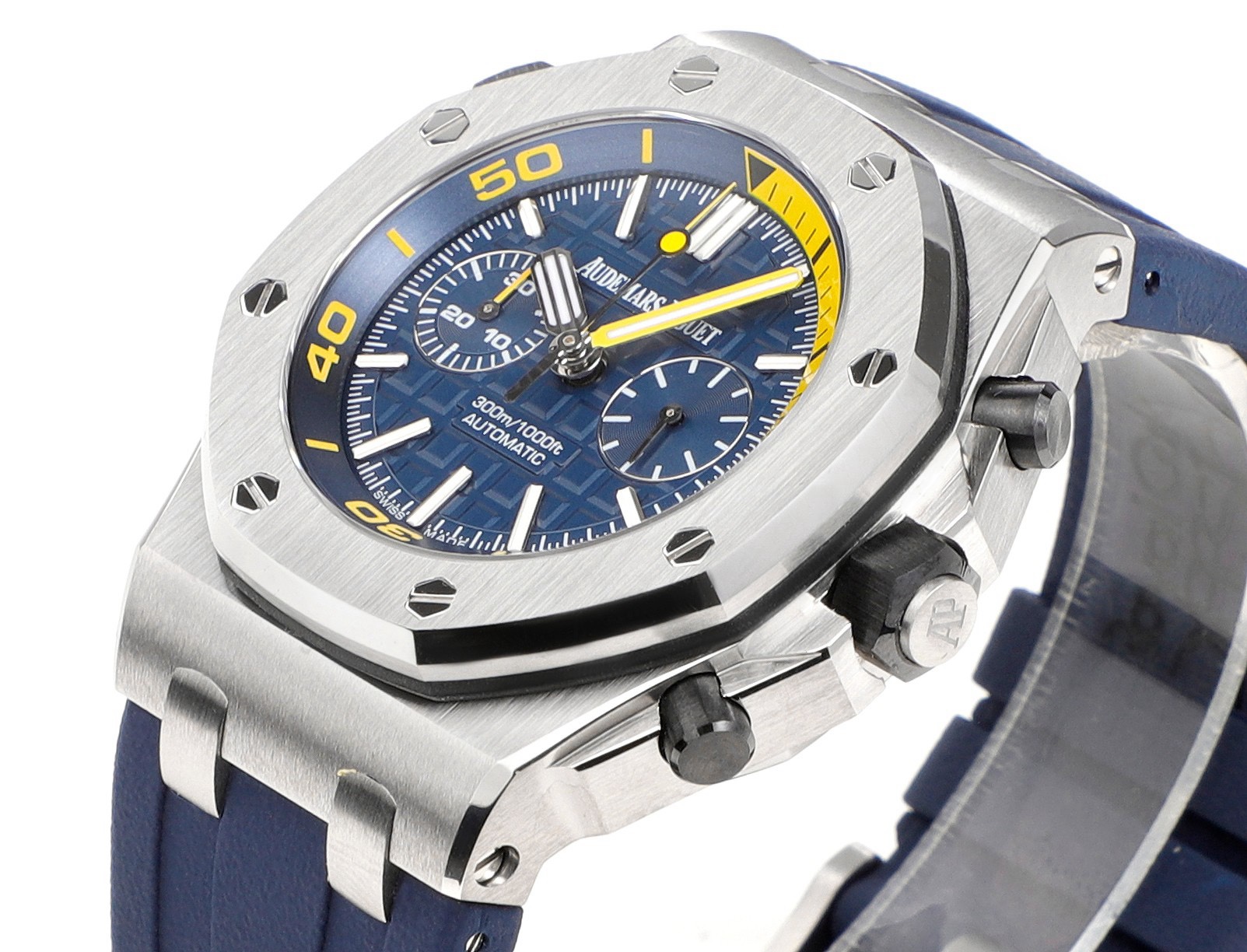 Audemars Piguet Royal Oak Offshore Chronograph 42mm | Cal.3124 Automatic Watch Rubber Strap