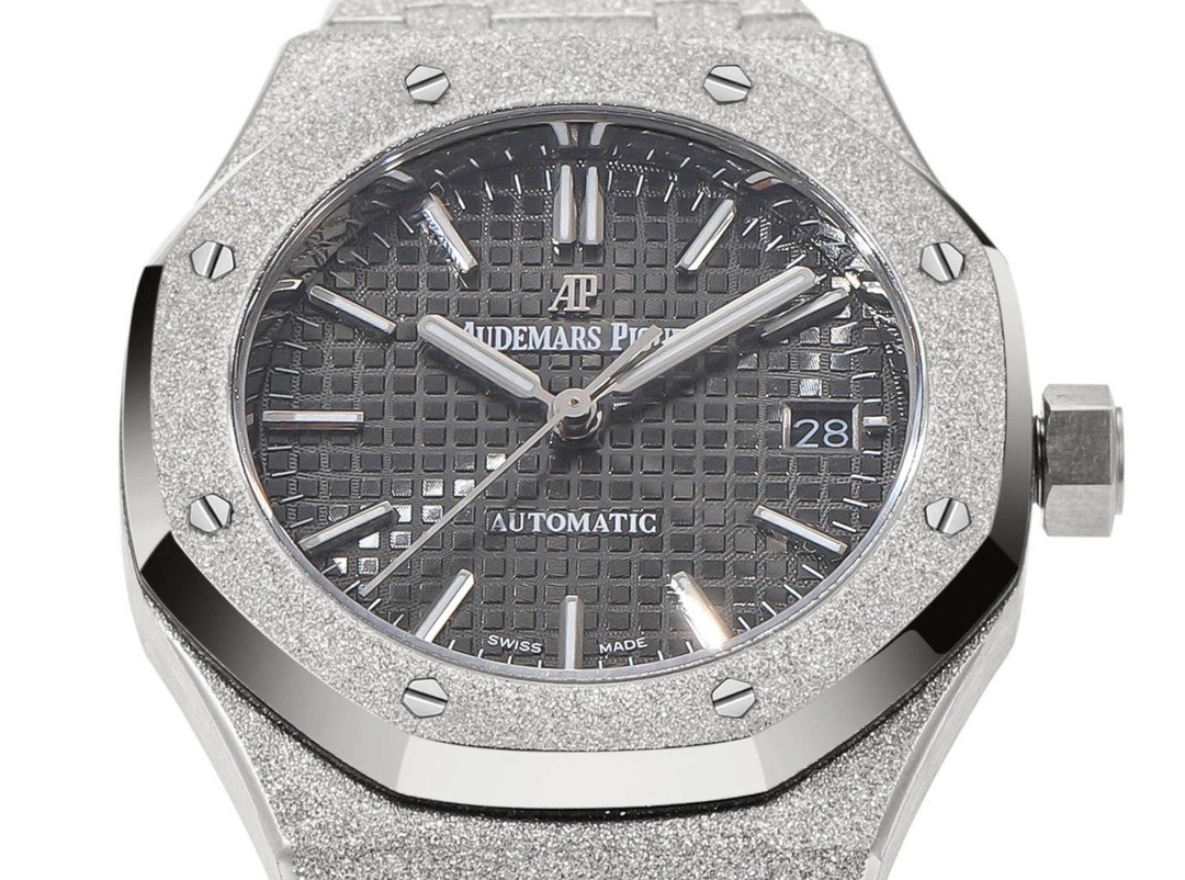 Audemars Piguet Royal Oak 37mm 15454 Frosted Gold Ladies Automatic Watch