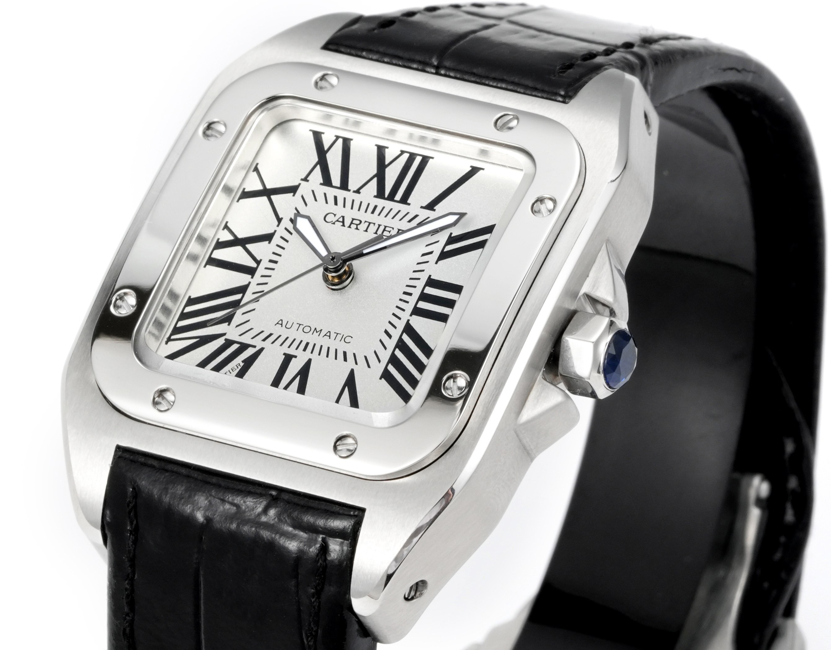 Cartier Santos 100th Anniversary Ladies Automatic Watch, 35.6mm