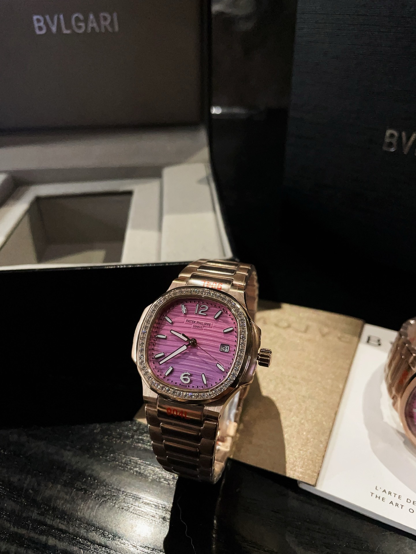 Patek Philippe Nautilus 7118 Women Watch 35mm, Gradient Color Dial Steel Band