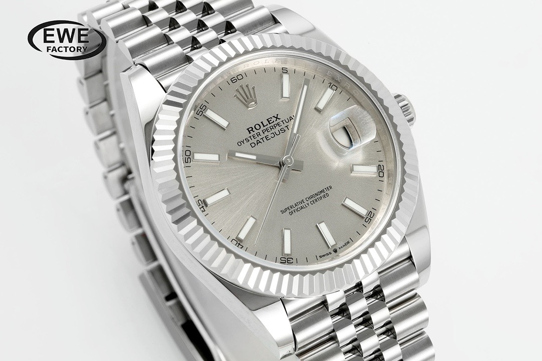 Rolex EWE Factory Datejust 41mm Men Watch, 3235 Automatic Movement, 904L Steel