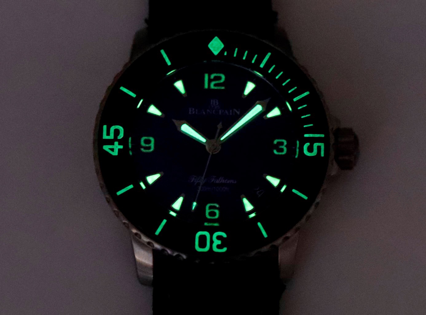 Blancpain Fifty Fathoms 45mm Automatic Diver Watch | Canvas Strap