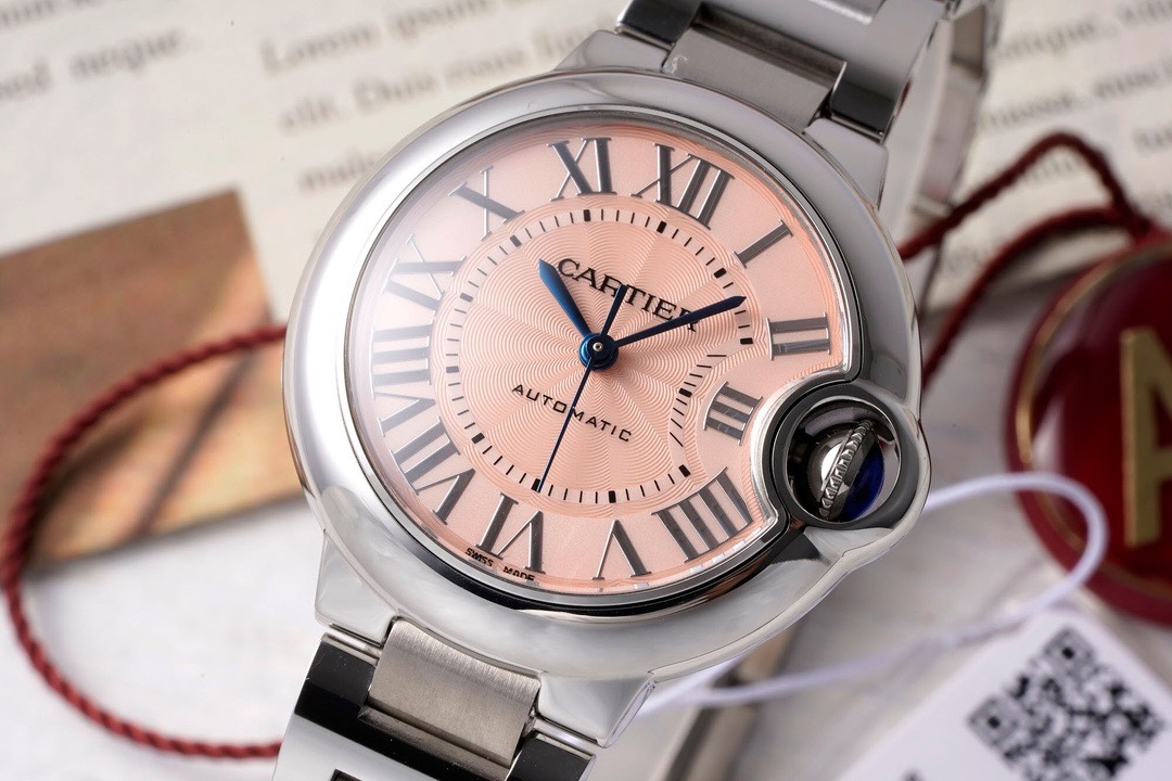 Cartier Ballon Bleu AF Upgraded 33mm Women Automatic Wristwatch