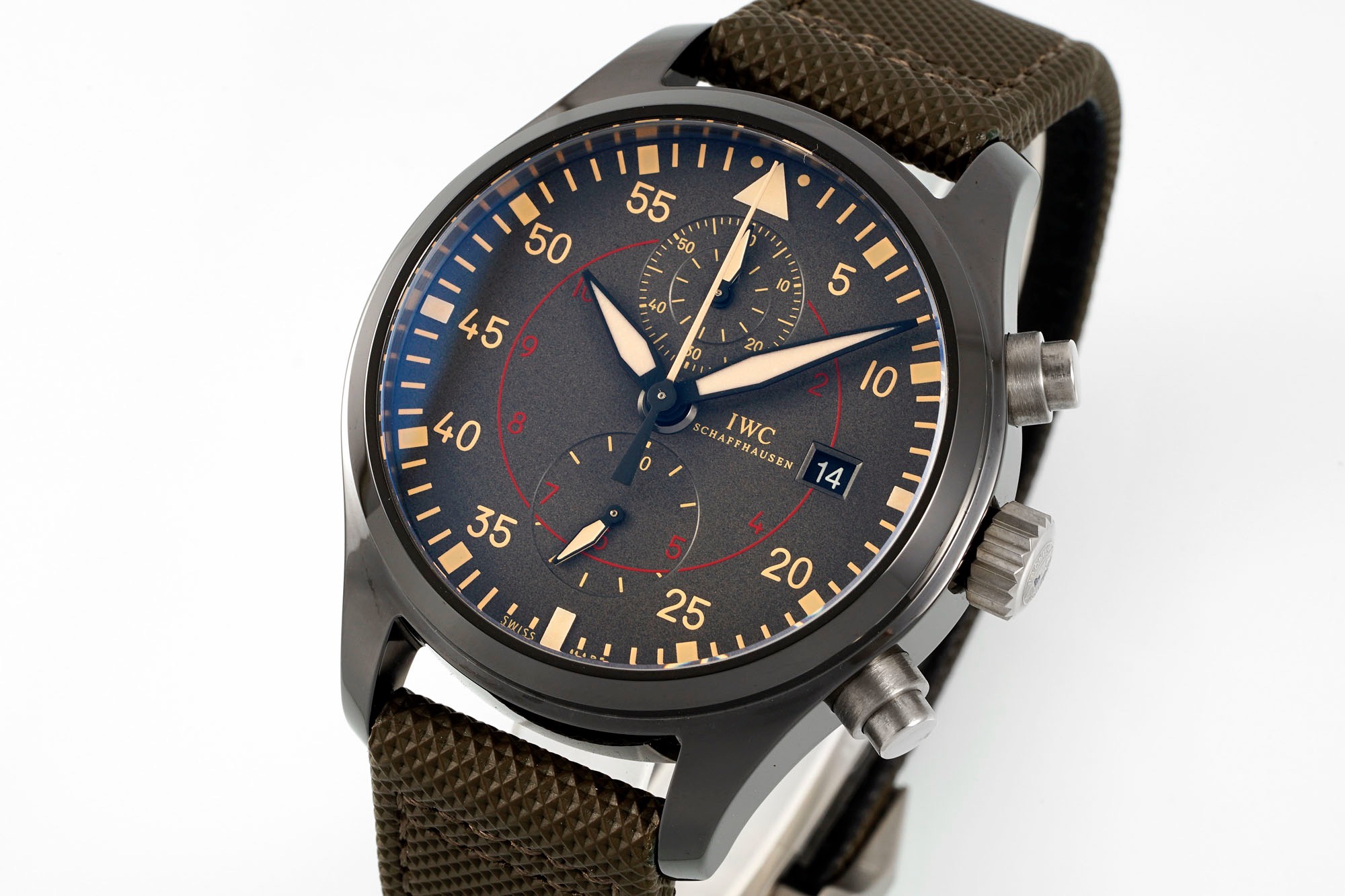 IWC Da Vinci Chronograph Watch 42mm | Modified Cal.89361 Integrated Movement Full Working Functions
