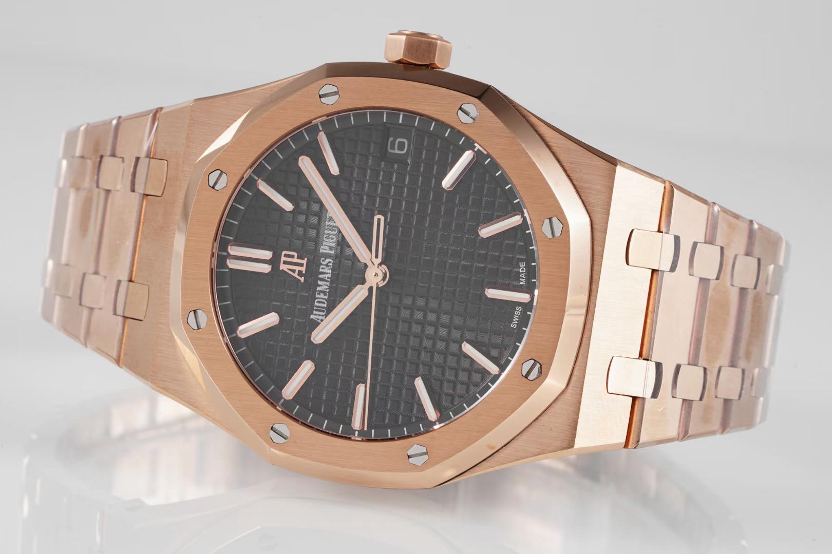 Audemars Piguet Royal Oak 15500 41mm Automatic Watch Modified Cal.4302 Movement