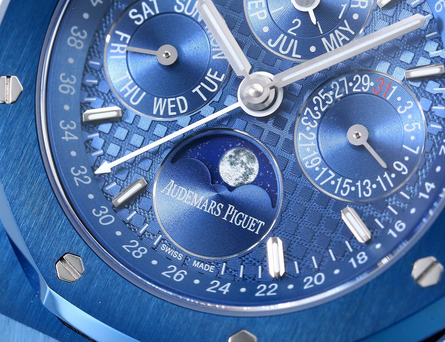 Audemars Piguet Royal Oak Perpetual Calendar 26574ST BBS Version 41mm Full‑Function Automatic Men Watch