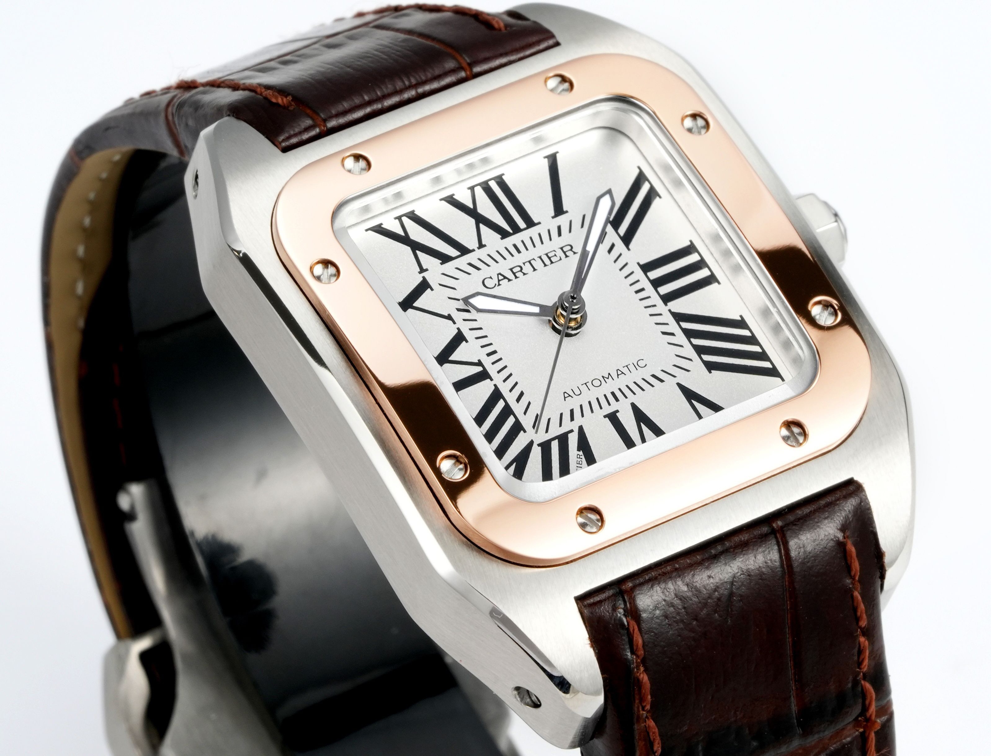 Cartier Santos 100th Anniversary Ladies Automatic Watch, 35.6mm