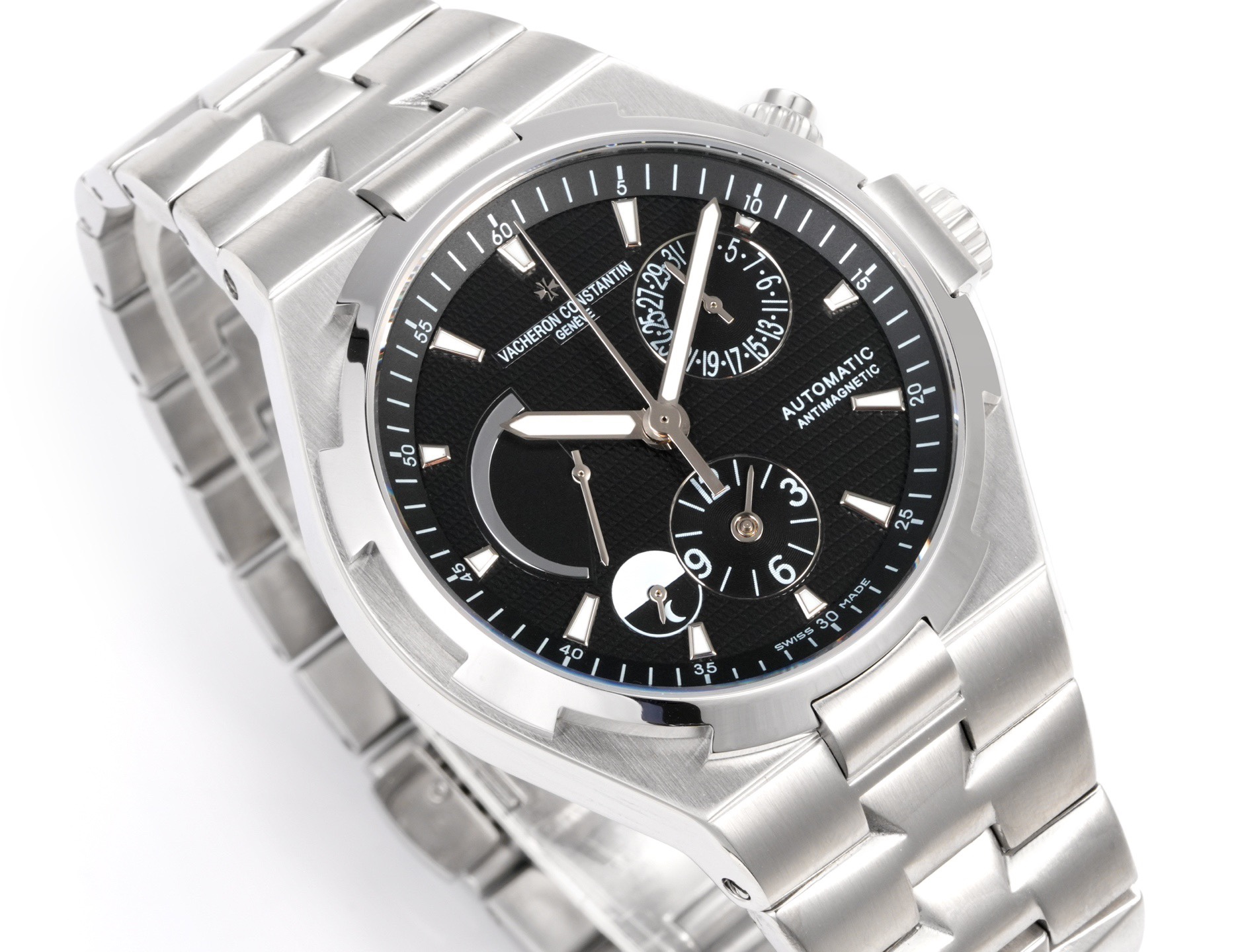 Vacheron Constantin Overseas RW4 Multifunctional Mechanical Watch, 42mm Stainless Steel Casual Business Gentleman Wristwatch