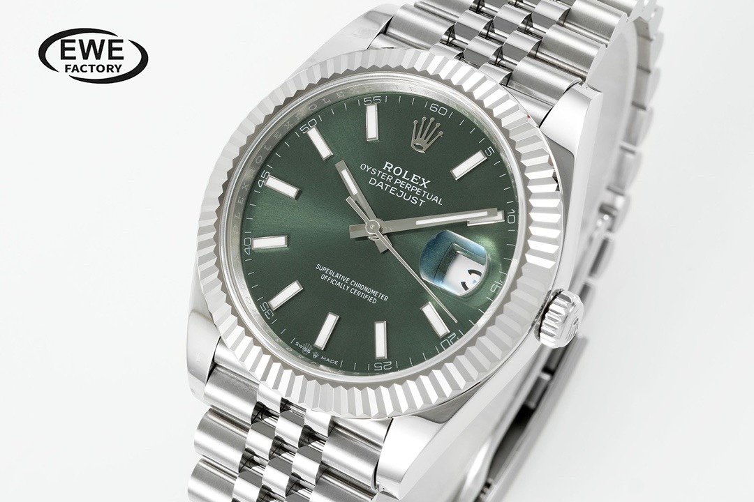 Rolex EWE Factory Datejust 41mm Men Watch, 3235 Automatic Movement, 904L Steel