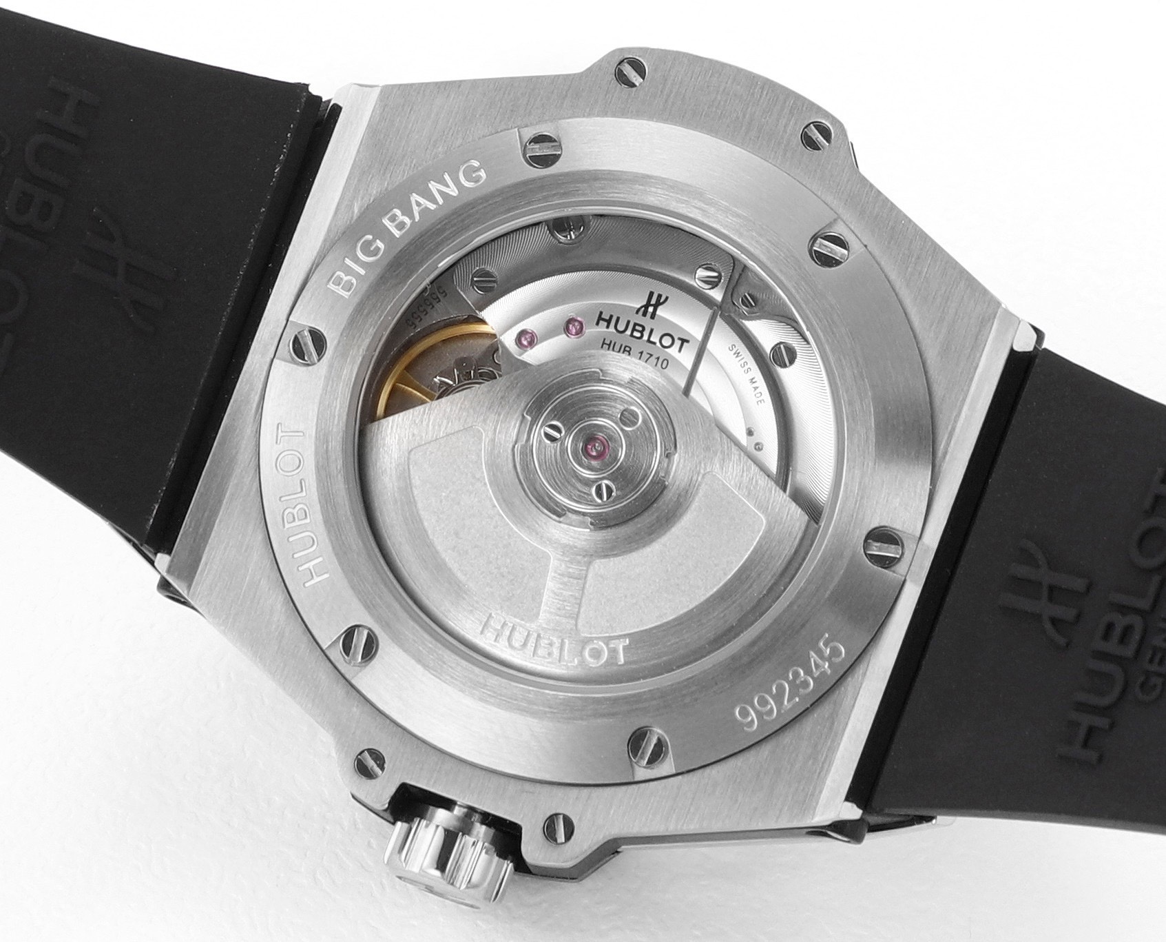 Hublot Big Bang 39mm Steel Diamond Bezel Automatic Ladies Watch