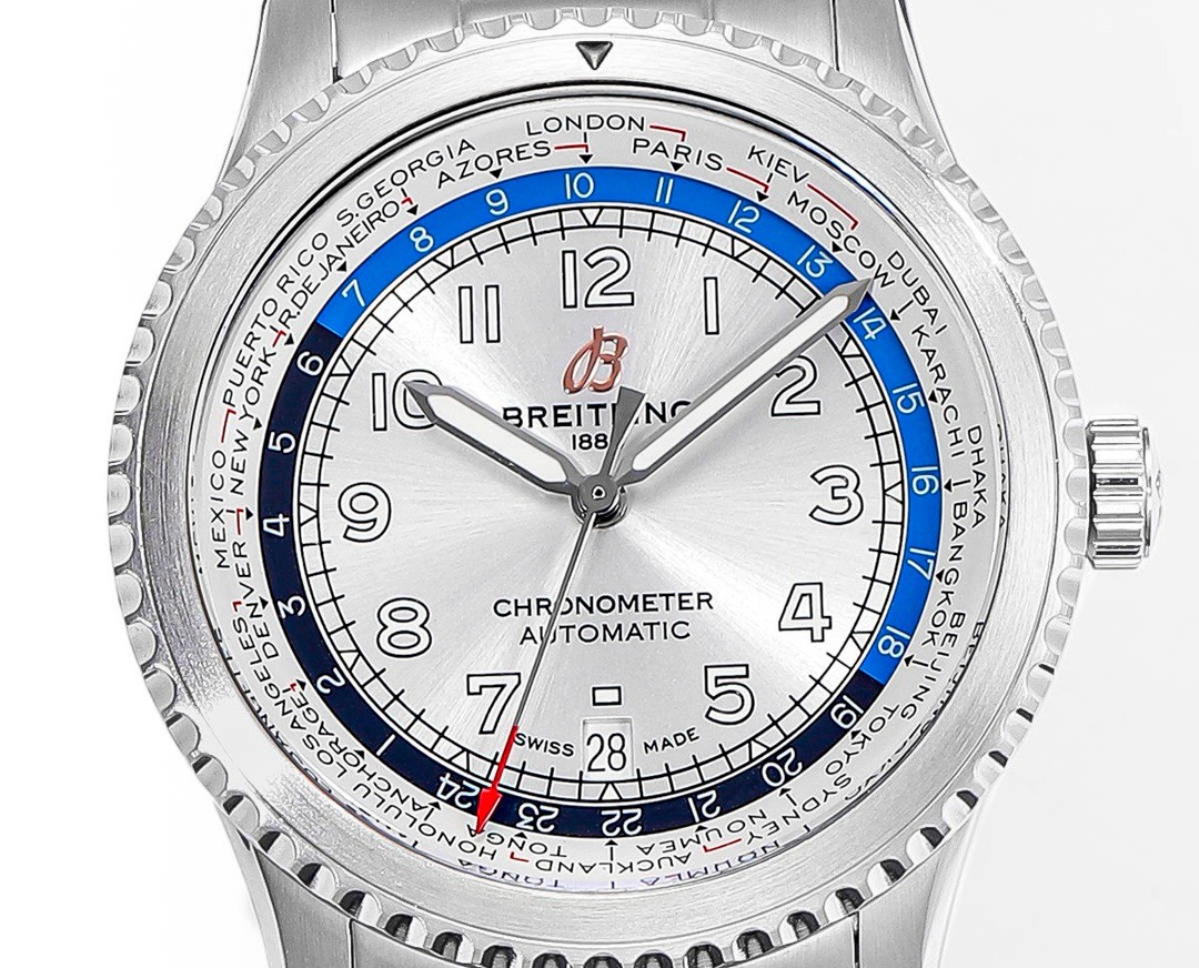 BREITLING Navitimer Pilot Watch 41mm, BLS Factory 2824 Automatic Movement Steel Bracelet