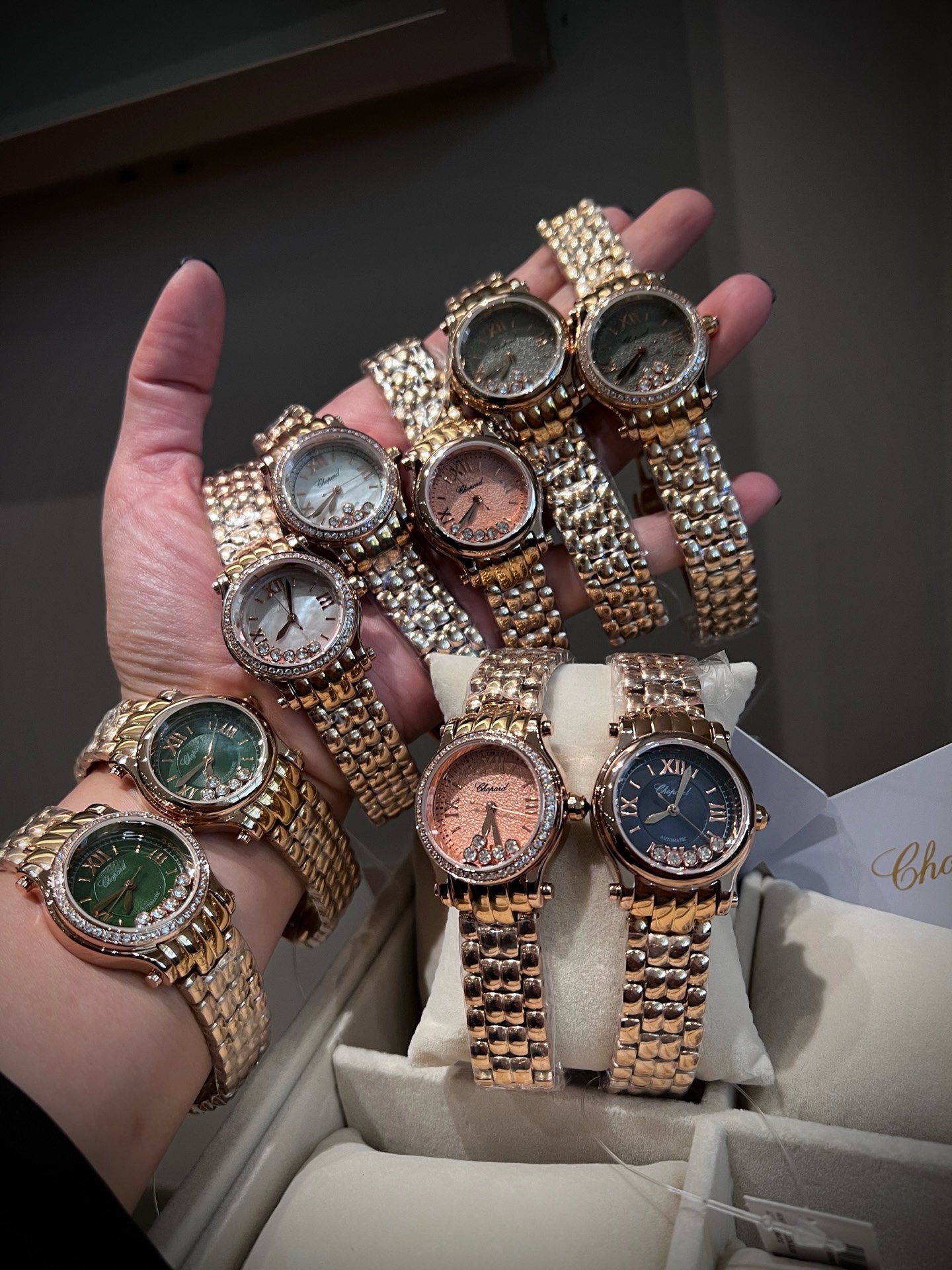 Chopard Happy Diamonds Women Watch 30mm, Stainless Steel Bracelet Fashion Watch
