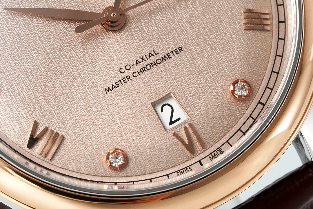 Omega De Ville Power‑Reserve Automatic Mechanical Watch, Genuine Calfskin Leather Strap