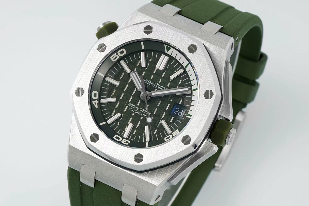 Audemars Piguet Royal Oak Offshore Diver 15710 Steel Watch | IPF Factory Cal.3120 Integrated Movement