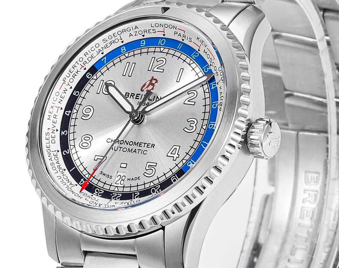 BREITLING Navitimer Pilot Watch 41mm, BLS Factory 2824 Automatic Movement Steel Bracelet