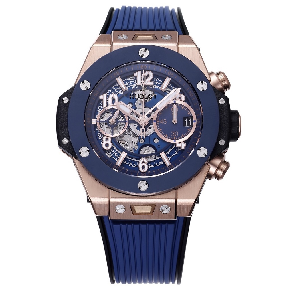 Hublot Big Bang Automatic Chronograph Watch 42mm Titanium Rubber Strap