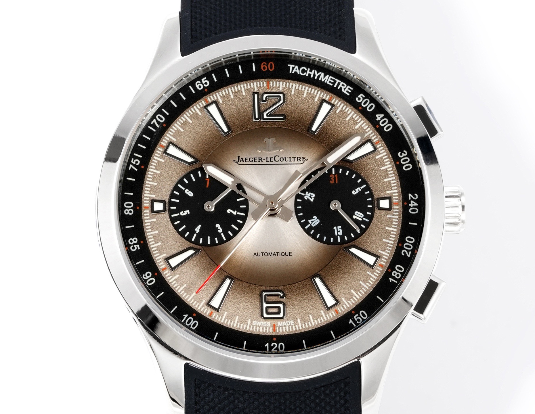Jaeger-LeCoultre Polaris Chronograph Automatic Watch 42mm Rubber Strap