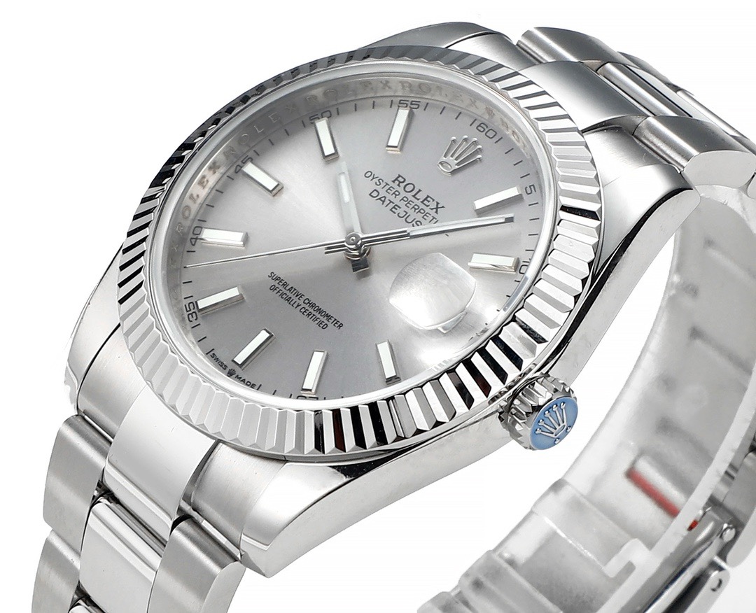 Rolex Datejust 41mm Automatic Watch 3235 Movement 72‑Hour Power Reserve Fluted Bezel