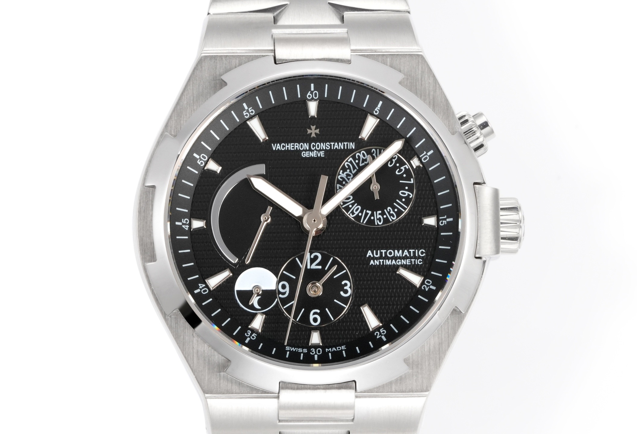 Vacheron Constantin Overseas RW4 Multifunctional Mechanical Watch, 42mm Stainless Steel Casual Business Gentleman Wristwatch