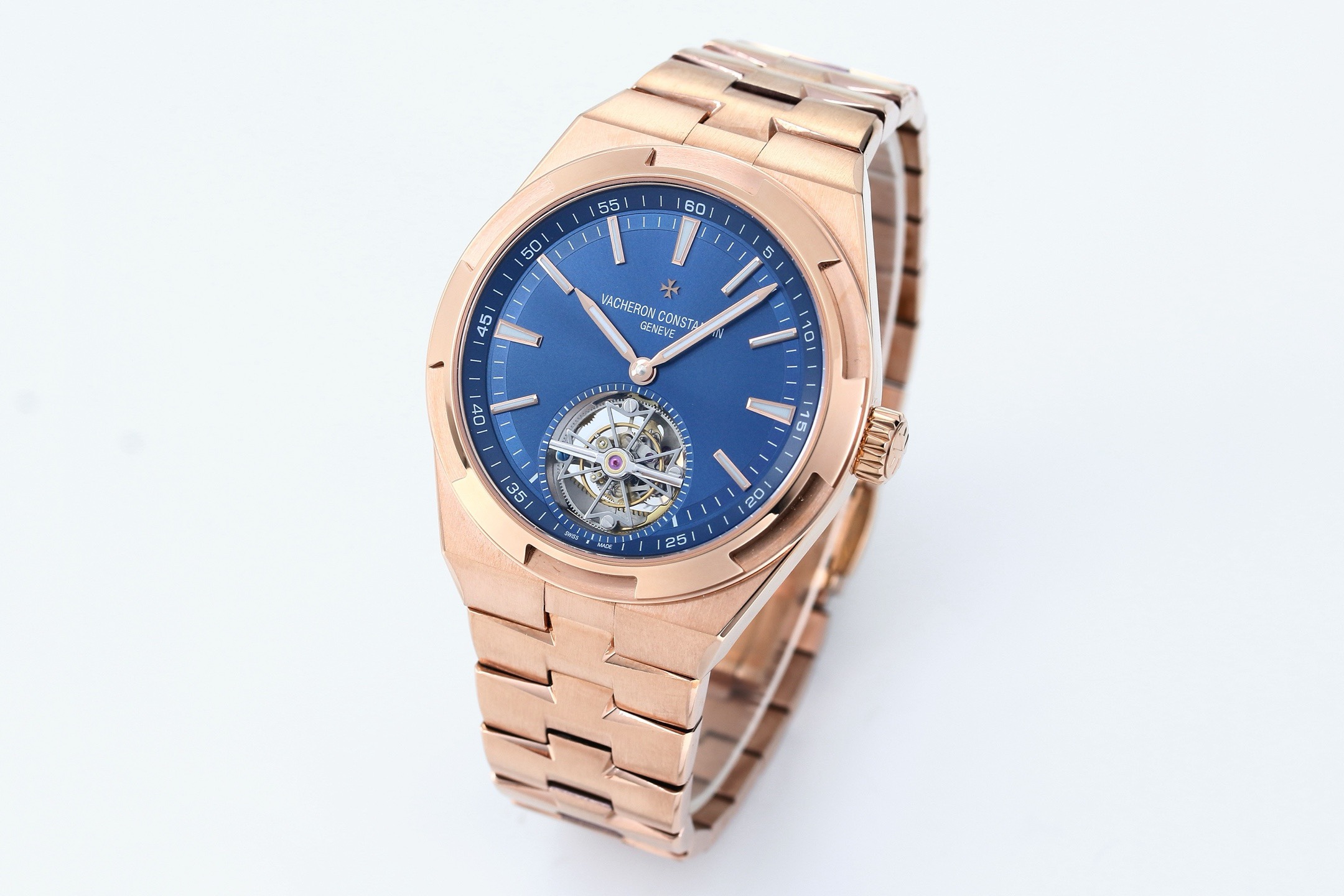 Vacheron Constantin Overseas Tourbillon 42.5mm Blue Dial Automatic Watch