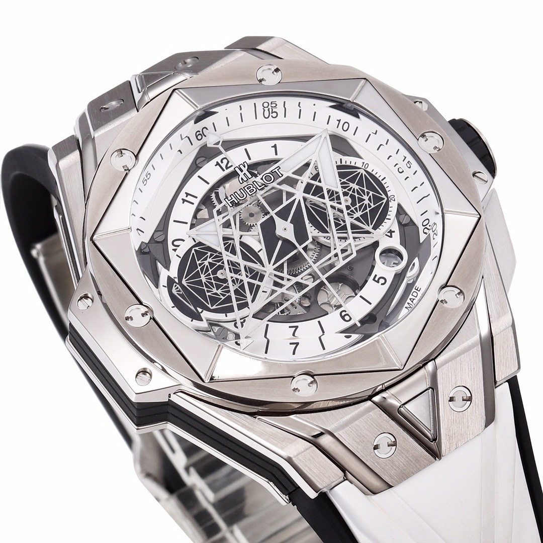 HUBLOT Big Bang Sang Bleu II Watch | BBF Super Clone Titanium Automatic Chronograph Wristwatch