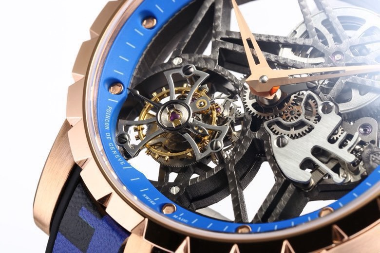 Roger Dubuis RDDBEX0938 Skeleton Tourbillon Watch