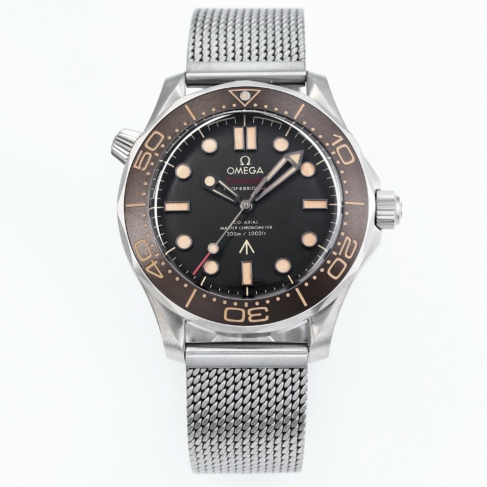 OMEGA Seamaster ER Upgraded Titanium Bronze Gold 007 Watch