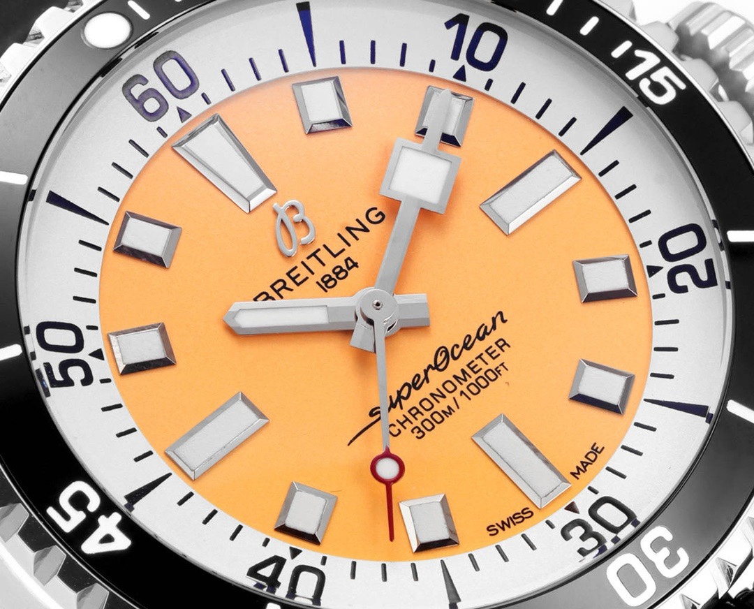 BREITLING Superocean 42mm Dive Watch, GR Factory Version Luminous Dial Ceramic Bezel Rubber Strap Multiple Colors